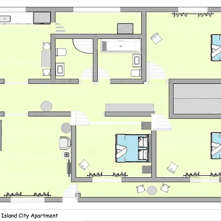 Apartament Green Island City *